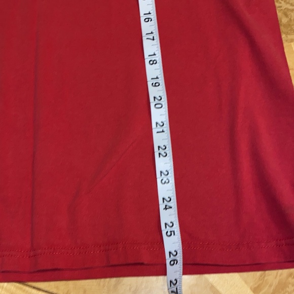 The North Face Men's Red Short Sleeve Tee Shirt Size Medium - Picture 5 of 7